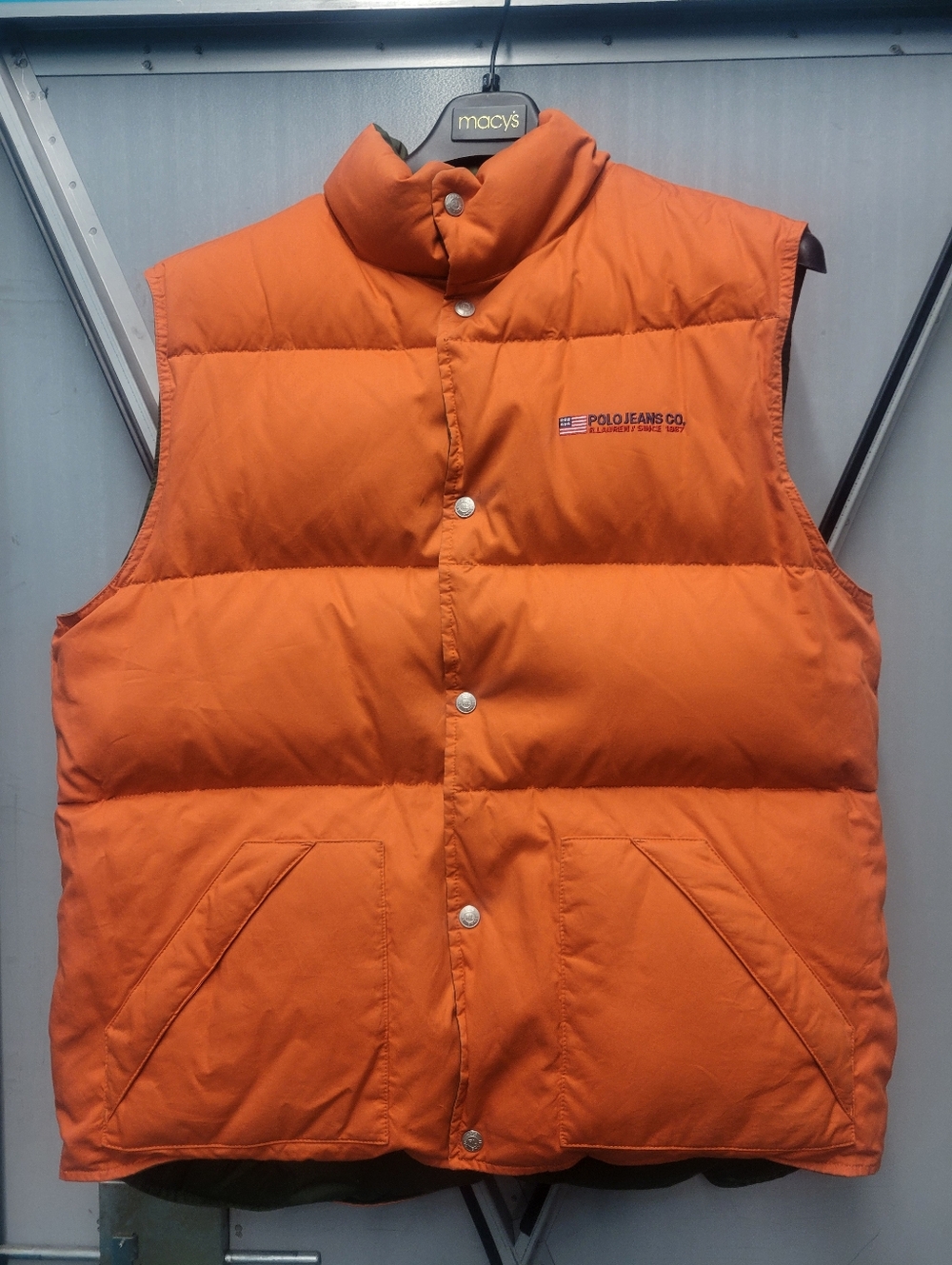 Men's Polo Jeans Co. Reversible Puffer Down Vest